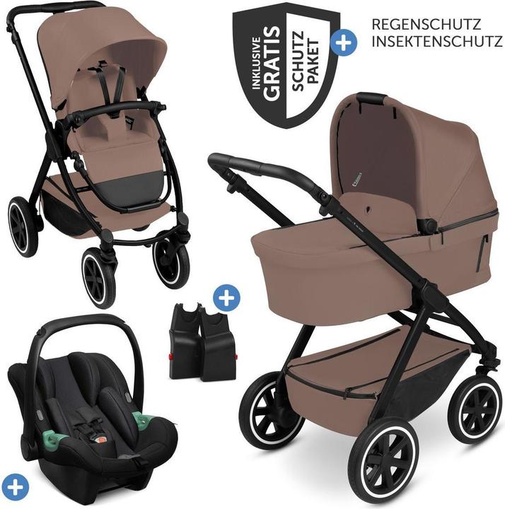 Produktbild ABC Design Kinderwagen 3 in 1 3in1 Kombi-Kinderwagen-Set Samba 2 inkl.