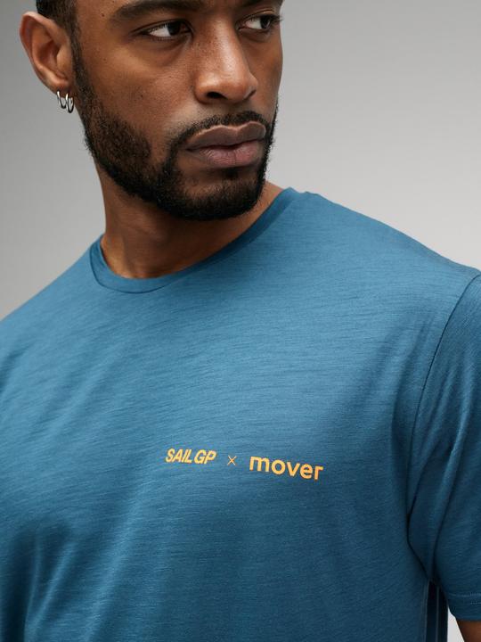 Actual product image Mover Plastic Free Sportswear SailGP x Mover Light Merino T-Shirt (XS)