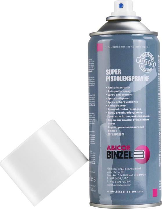Actual product image Stahlwerk ABICOR BINZEL Super gun spray NF set of 2, 400 ml welding protection spray each