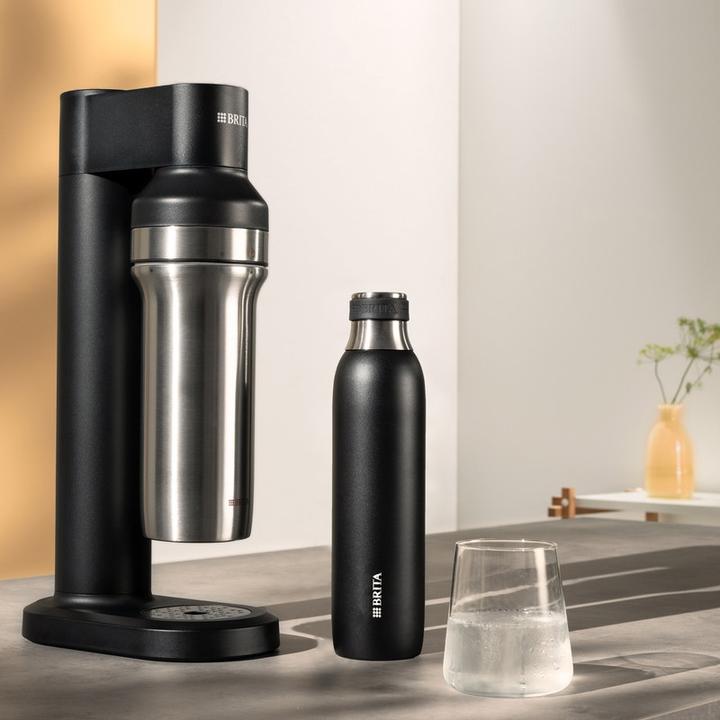 Image du produit Brita sodaTRIO Edelstahlflasche