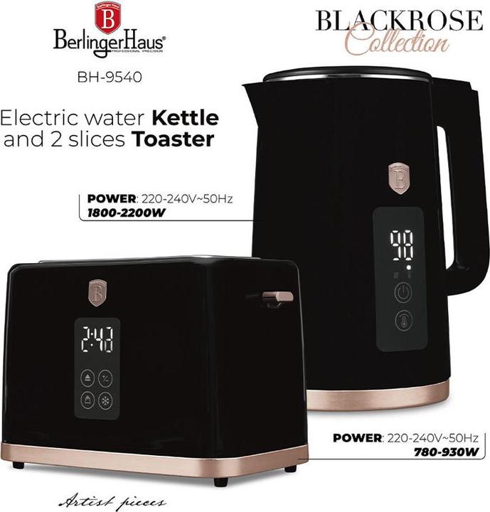 Produktbild BerlingerHaus Haus Wasserkocher & Toaster (1.70 l, CH-Stecker)