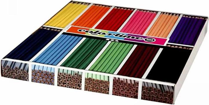 Produktbild Creativ Company Driehoekige Kleurpotloden - Basiskleuren, 288st. (Sortierte Farben, 288 x)