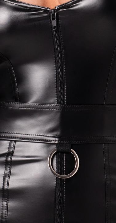 Actual product image Noir Handmade Mini dress in black (XL)