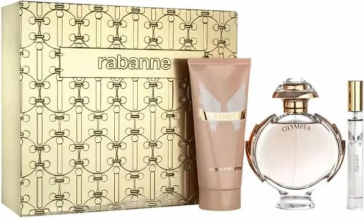 Produktbild Paco Rabanne Olympea Eau De Parfum Spray Set - 80ml Spray, 100ml Körperlotion, 10ml Eau De Parfum (Parfum set)