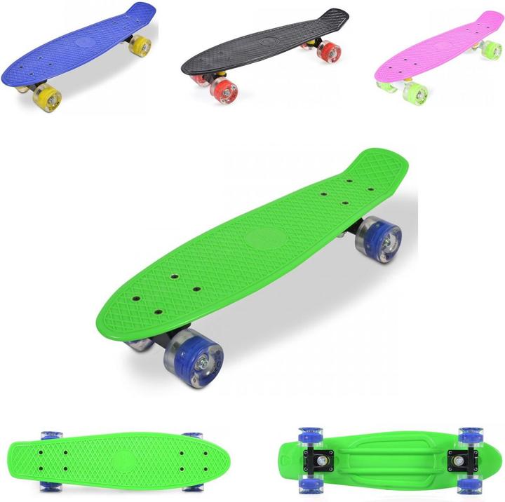 Actual product image Byox Kids skateboard Spice LED 22 inch (22.05")