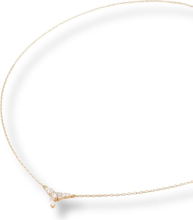 Actual product image Guess 16-18" JARDIN DROP & CRYS NK necklace (Silver 925, 41 cm)