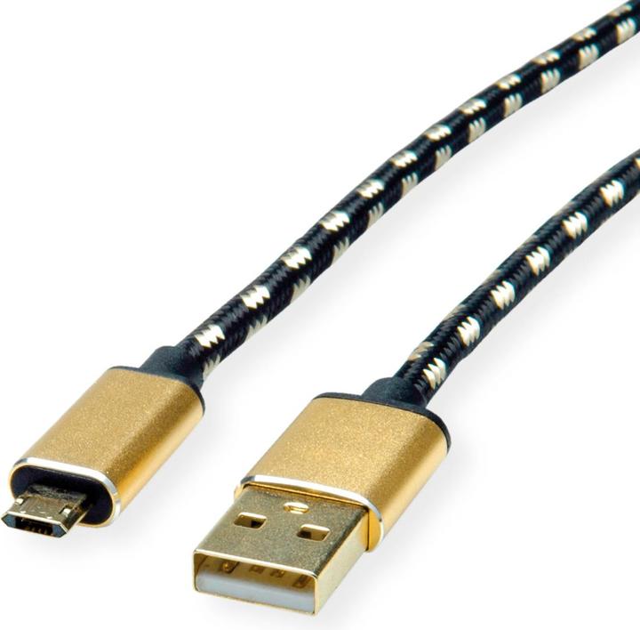 Immagine prodotto Roline Oro USB-A - Micro B (1.80 m, USB 2.0)