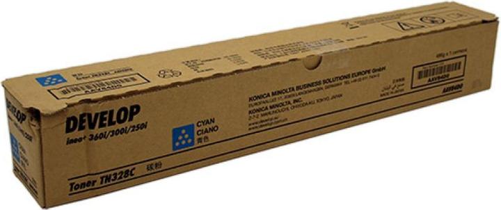 Actual product image Develop Toner TN-328 Cyan AAV84D0 - Compatible - toner unit (C)