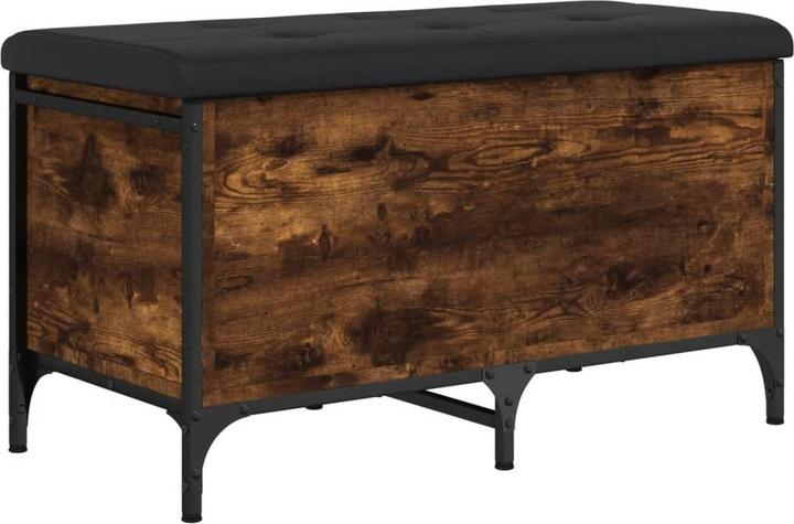 Produktbild VidaXL Sitzbank mit Stauraum Räuchereiche 82x42x45 cm (42 cm)