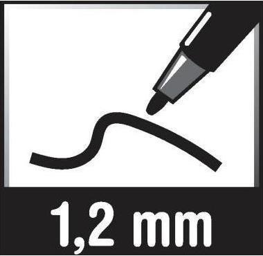 Image du produit Parker Pen Mine de stylo à bille grande capacité Z42, noire Largeur de trait : B (Recharger, Noir, 1.20 mm)