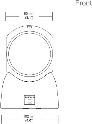 Produktbild Honeywell Orbit MS7120 USB Stand (1D-Barcodes)