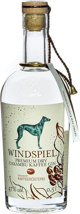 Produktbild Windspiel Premium Dry Caxambu Kaffee Gin 0,5 Liter 47 % Vol.