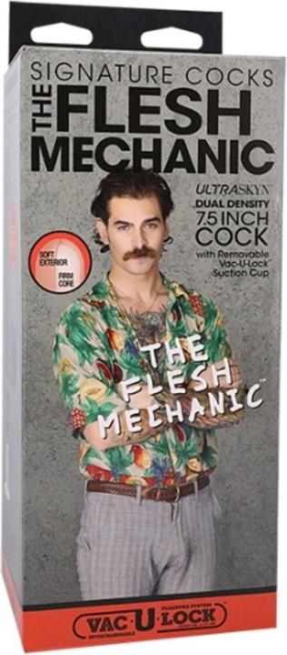 Actual product image Doc Johnson Signature Cocks The Flesh Mechanic - Beige