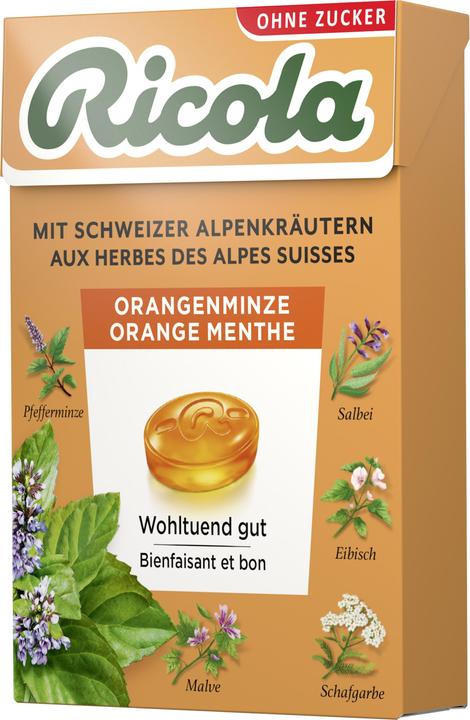 Produktbild Ricola Orangen-Minze (50 Stk., 50 g)