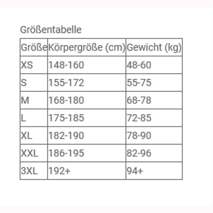 Nährwerte und Zutaten Zaosu Speedsuit Z-Skin (3XL)