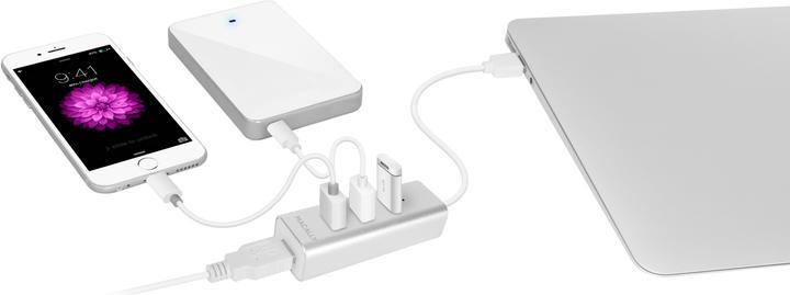 Produktbild Macally U3HUBA (USB-A, 4 Ports)