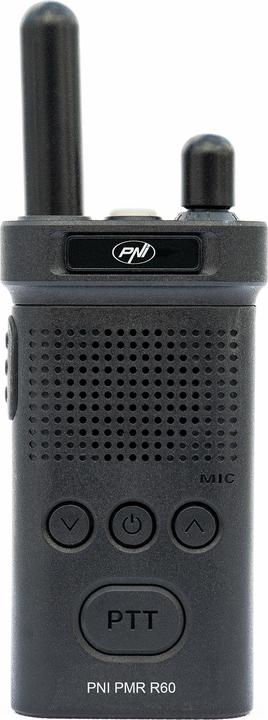 Produktbild PNI Tragbares Radio PMR R60 446 MHz, 0,5 W, 16 programmierbare Kanäle, 16 PMR- und 50 CTCSS- und 104 (0.00 km)