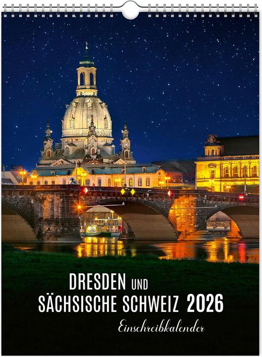Image du produit Einschreibkalender Dresden und Schsische Schweiz 2026 (30 x 40 cm, Non contraignant, Allemand)