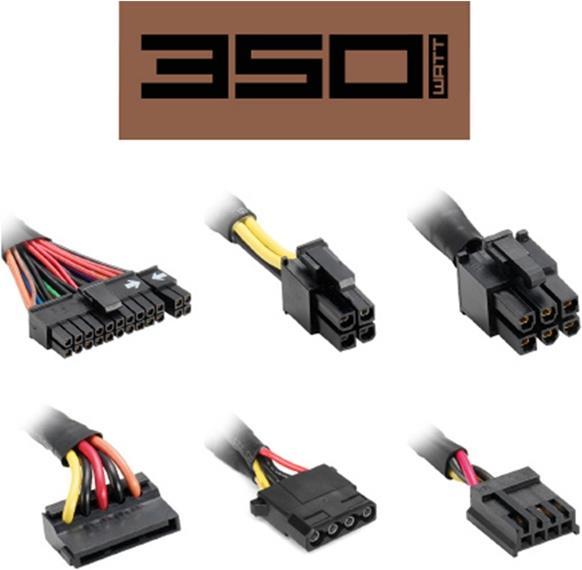 Actual product image Sharkoon SilentStorm SFX 350 Bronze (350 W)