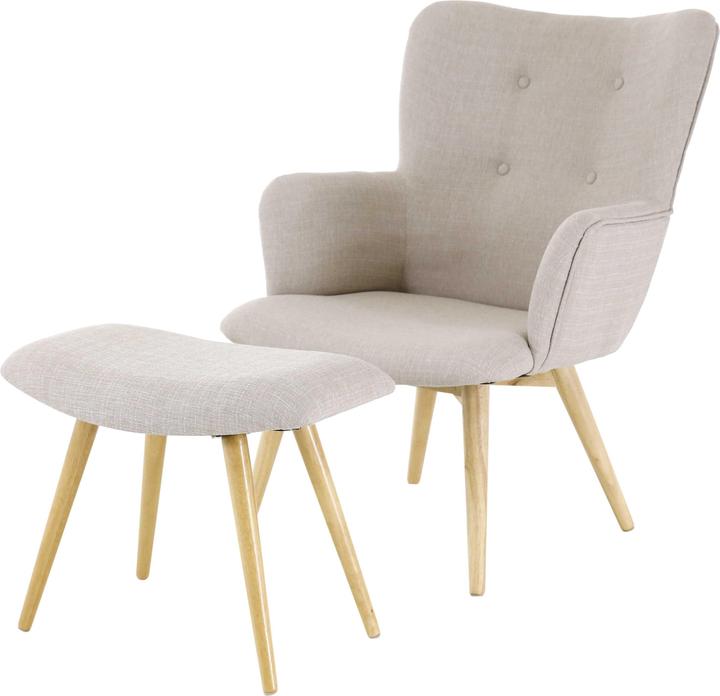 Produktbild Pro Living Sessel mit Hocker Stockholm
