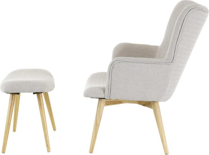 Produktbild Pro Living Sessel mit Hocker Stockholm