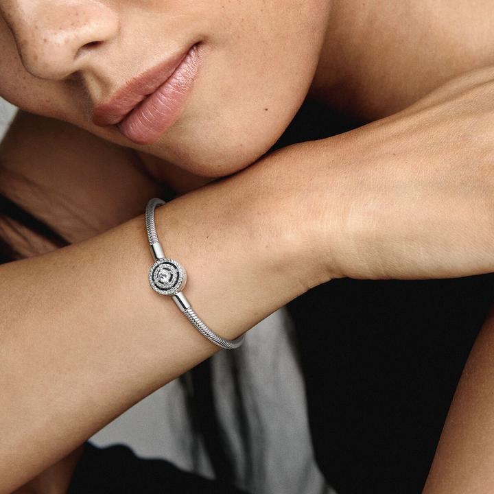 Immagine prodotto Pandora Bracciale con catena a serpente Moments Halo (16 cm, Argento 925)