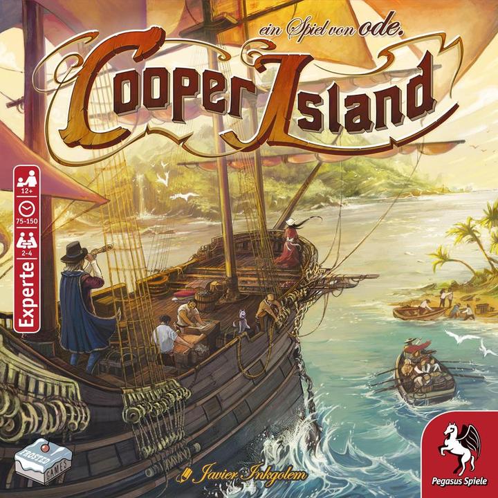 Actual product image Pegasus Expert game Cooper Island (German)