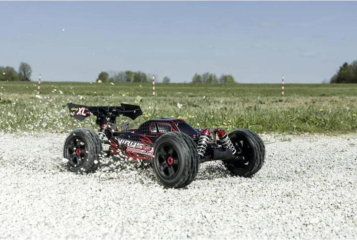 Actual product image Carson 1:8 Virus 4.2 XL 100% RTR schwarz/rot (RTR Ready-to-Run)