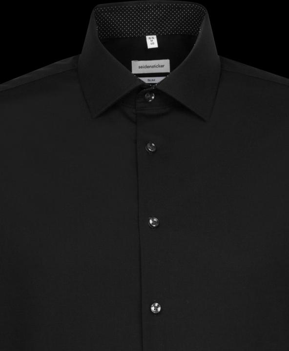 Immagine prodotto Seidensticker Camicia Slim Fit Business Kent Patch 12 nero (L)