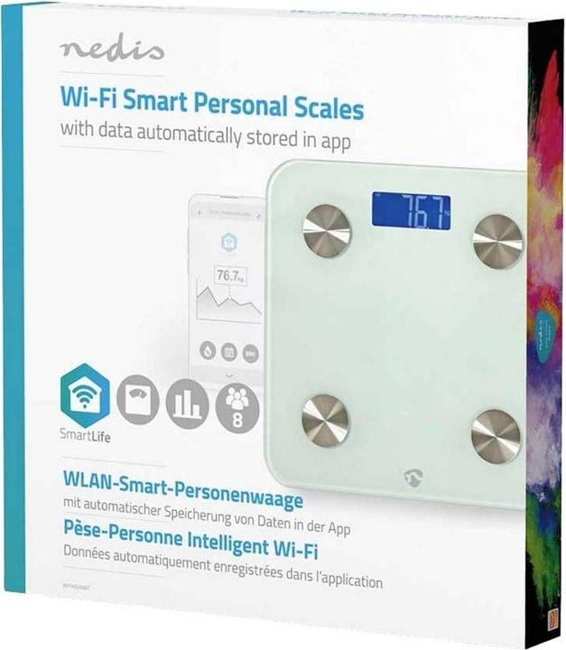 Actual product image Nedis Smart personal scale (180 kg)
