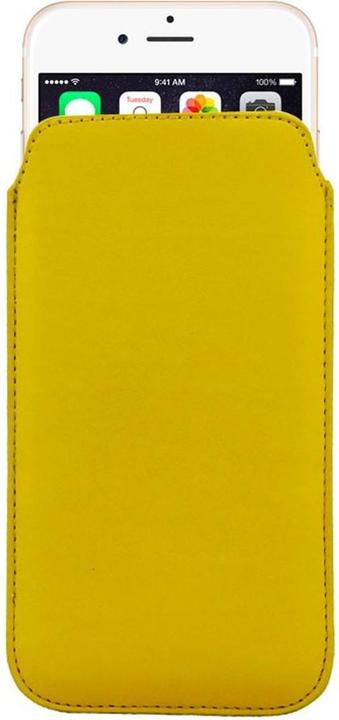 Produktbild König Design Handyhülle Tasche Slide Hülle Gelb (Apple iPhone 6 Plus)