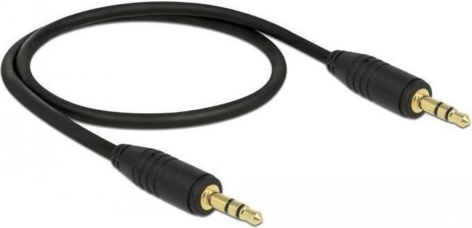 Produktbild Delock Klinkenkabel 3 Pin Stecker > Stecker (0.50 m, 3.5mm Klinke (AUX))