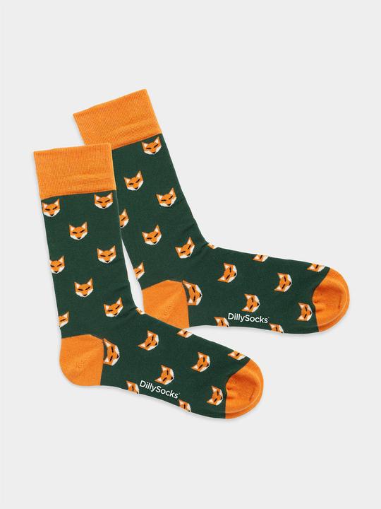 Actual product image DillySocks Fossiled Fox (Single pack, 36 - 40)