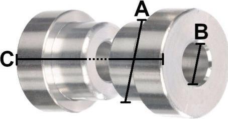 Manitou Shock absorber spacer (12 mm, 8 mm)