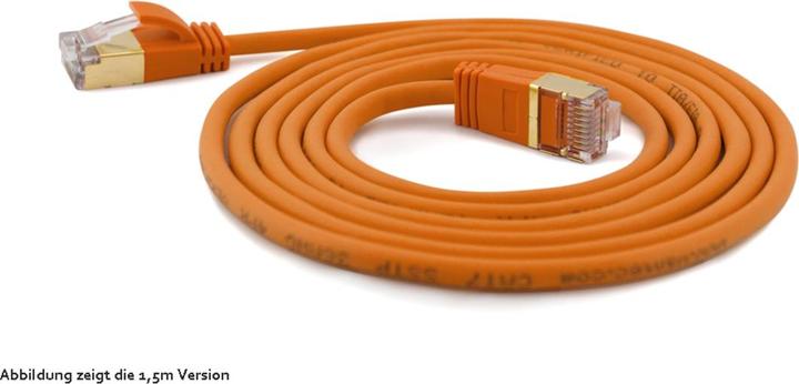 Actual product image Wantec Extra thinCat.7 raw cable SSTP patch cable (S/FTP, CAT7, 3 m)