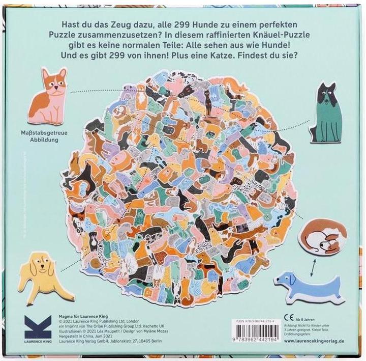 Produktbild 299 Hunde und 1 Katze (300 Teile)
