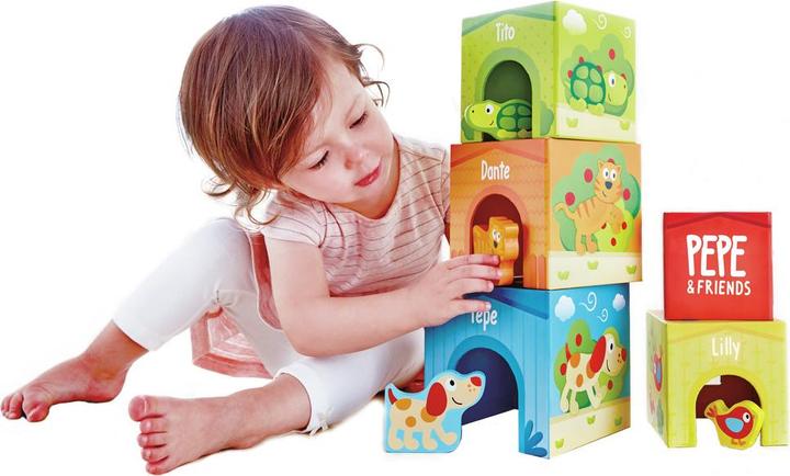 Immagine prodotto Hape Pepe & Friends torre di impilamento