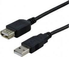 Actual product image MCL RALLONGE USB 2.0 TYPE A MALE / FEMALE - 2M (2 m)