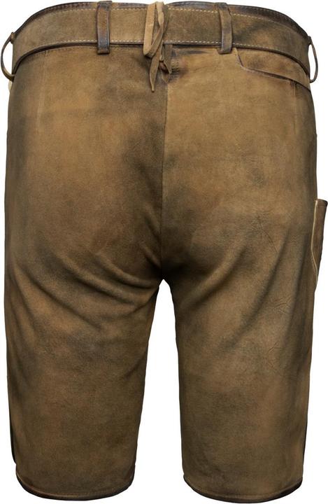 Image du produit Maddox Pantalon en cuir Rolli Zirbe antique, court avec ceinture (58)