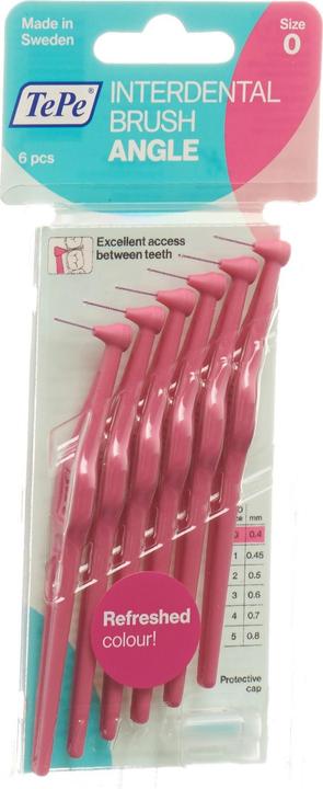 TePe Interdental brushes Angle ISO 0 (6 x, 0.40 mm)