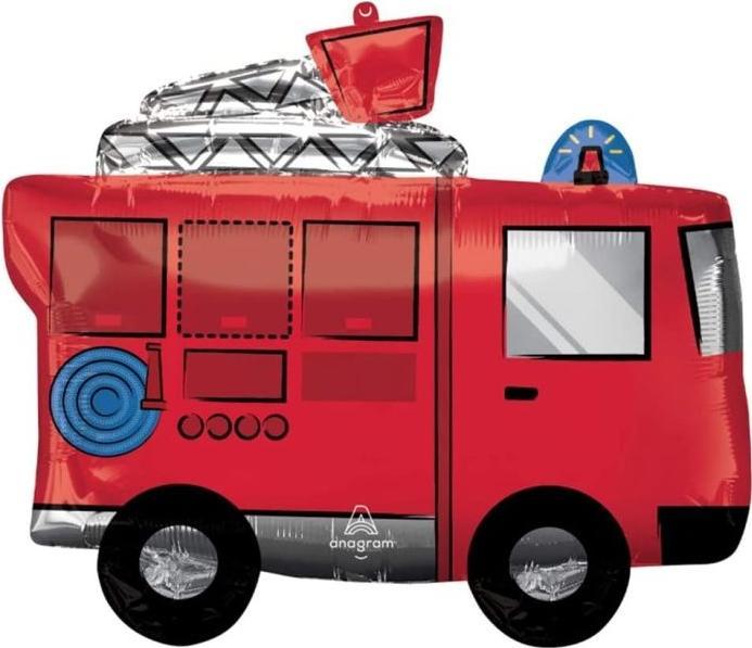 Produktbild Amscan Folienballon Feuerwehrauto (1 x)