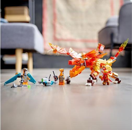 Actual product image LEGO Kai's Fire Dragon EVO (71762, LEGO Ninjago)