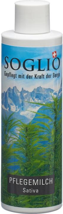 Soglio Pflegemilch Sativa (Körpercreme, 200 ml)