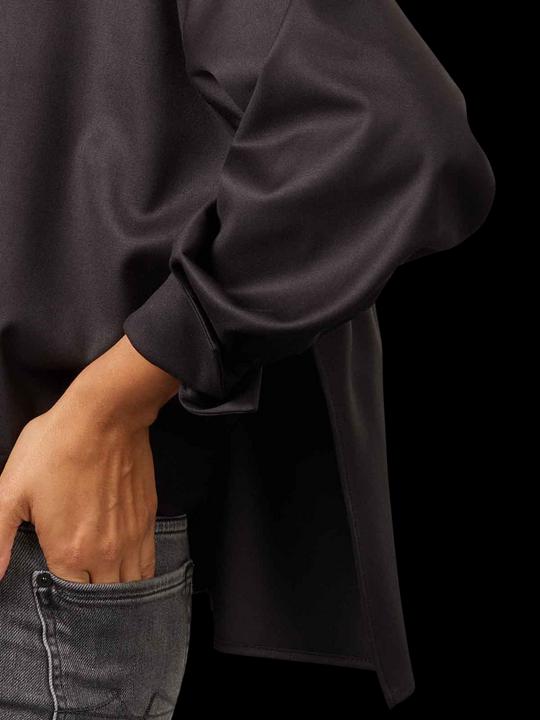 Drykorn Oversized Flanna Blouse Long Sleeve Black