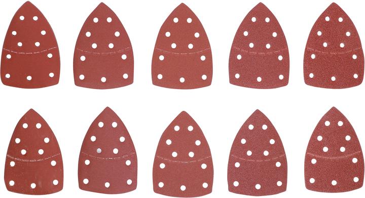 Image du produit BGS Jeu de feuilles abrasives pour meuleuse multifonctions 145 x 100 mm Cal. 40 - 400 25 pièces