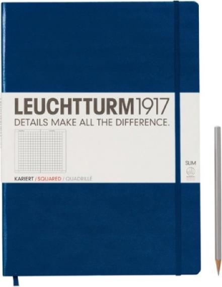 Immagine prodotto Leuchtturm1917 Master Slim, copertina rigida (A4, Quadretti, Copertina rigida)