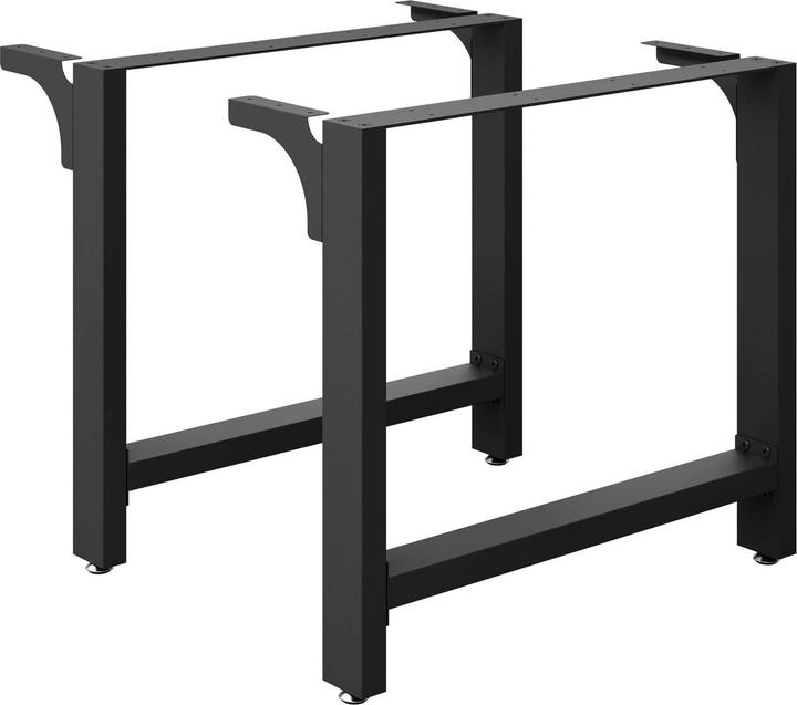 Actual product image Wiltec Table legs set 80x72cm black powder-coated Table runners Table frame