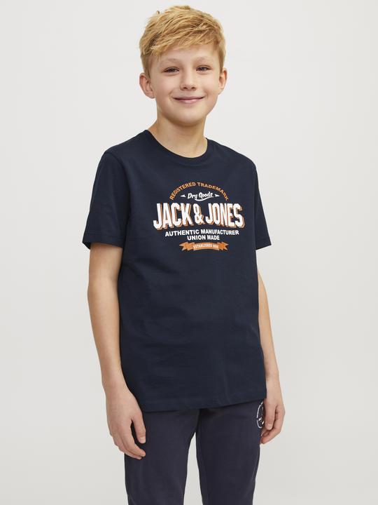 Produktbild Jack & Jones JJELOGO TEE SS ONECK 2COL 24/25 NOOS JNR (164)
