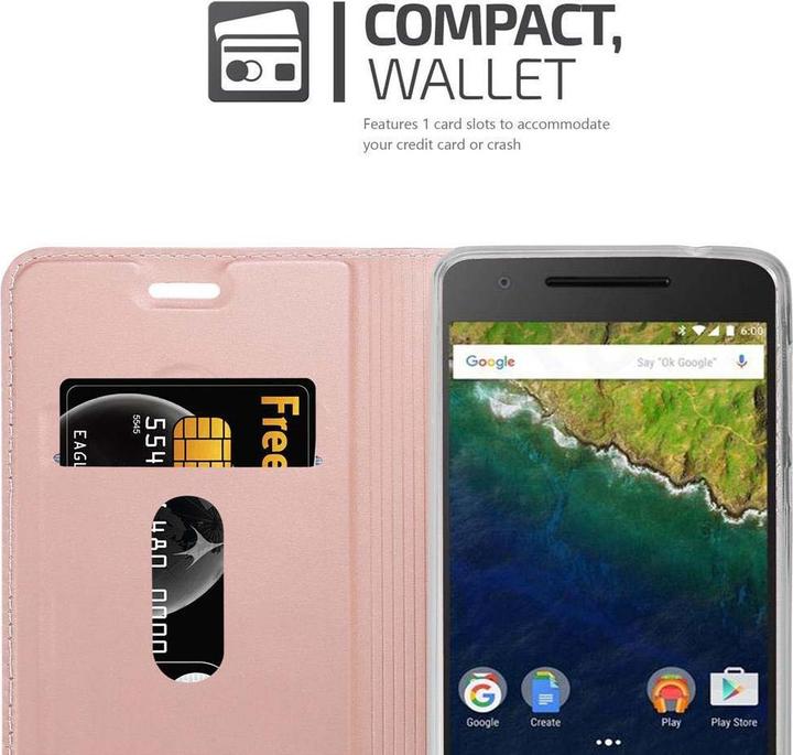 Immagine prodotto Cadorabo Copertina in stile libro di classe (Google Nexus 6p)
