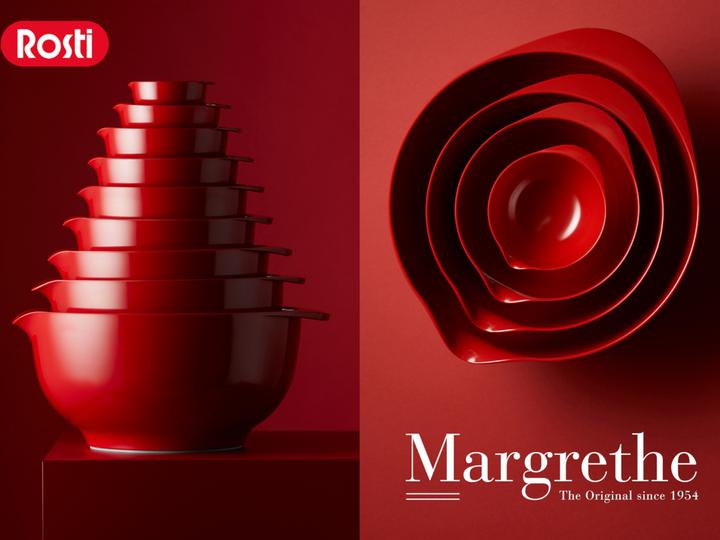 Produktbild Rosti Abtropfsieb Margrethe 4 l, Rot (22.50 cm)